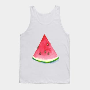 Watercolour painted slice of watermelon Tank Top